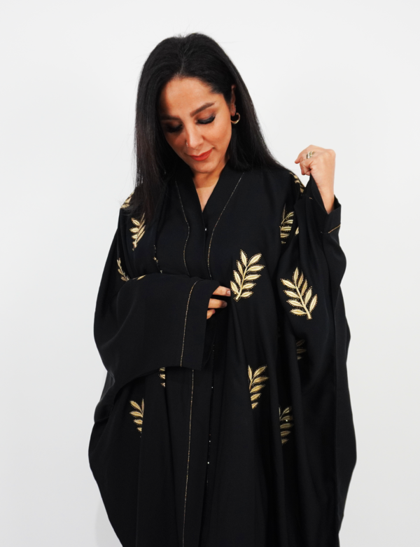 Black and Gold Bagi Abaya