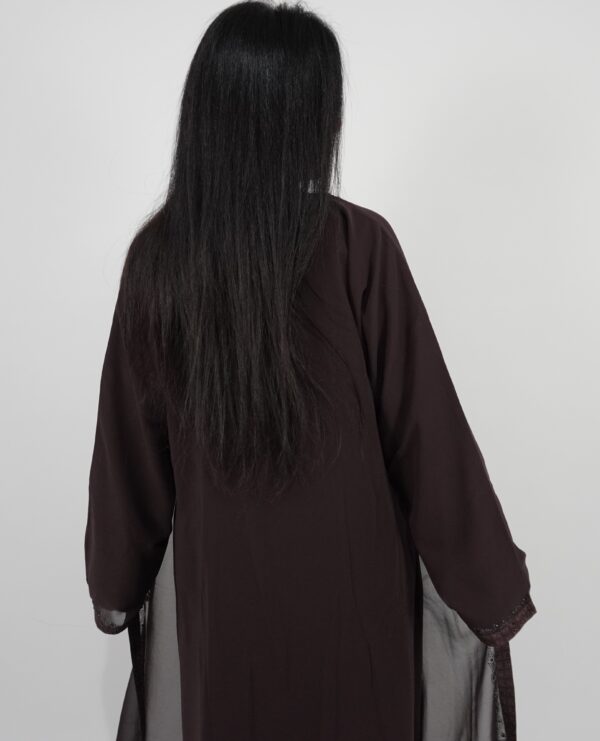 Chiffon shrug Abaya - Image 5