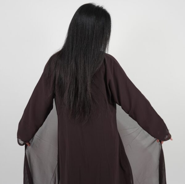 Chiffon shrug Abaya - Image 6