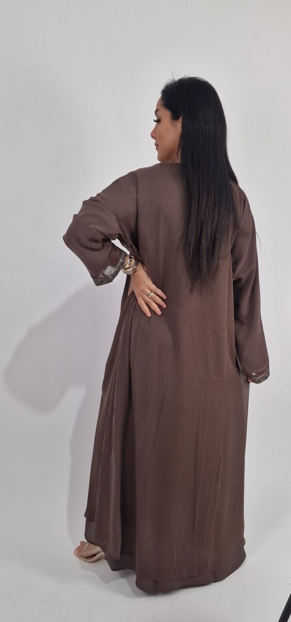 Chiffon shrug Abaya - Image 6