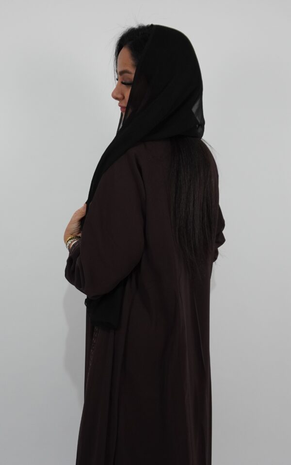 Chiffon shrug Abaya - Image 8