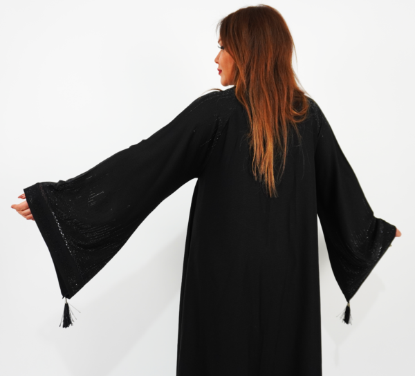 Black DMC Zoom Abaya - Image 2