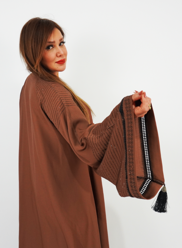 Brown Zoom Abaya - Image 2