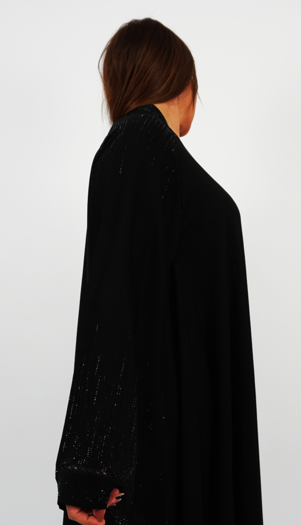 Black DMC Zoom Abaya - Image 3