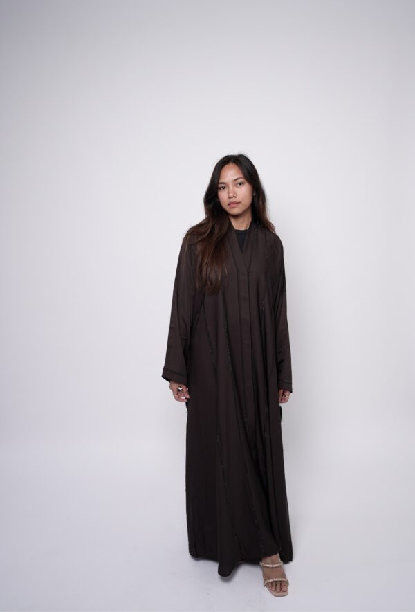 Haya Deep Flow Abaya - Image 2
