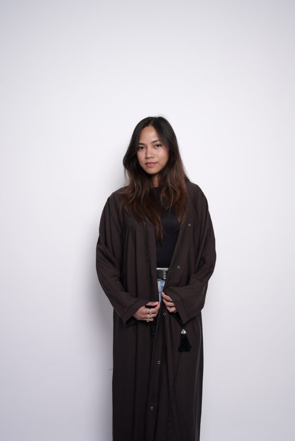 Haya Deep Flow Abaya - Image 10