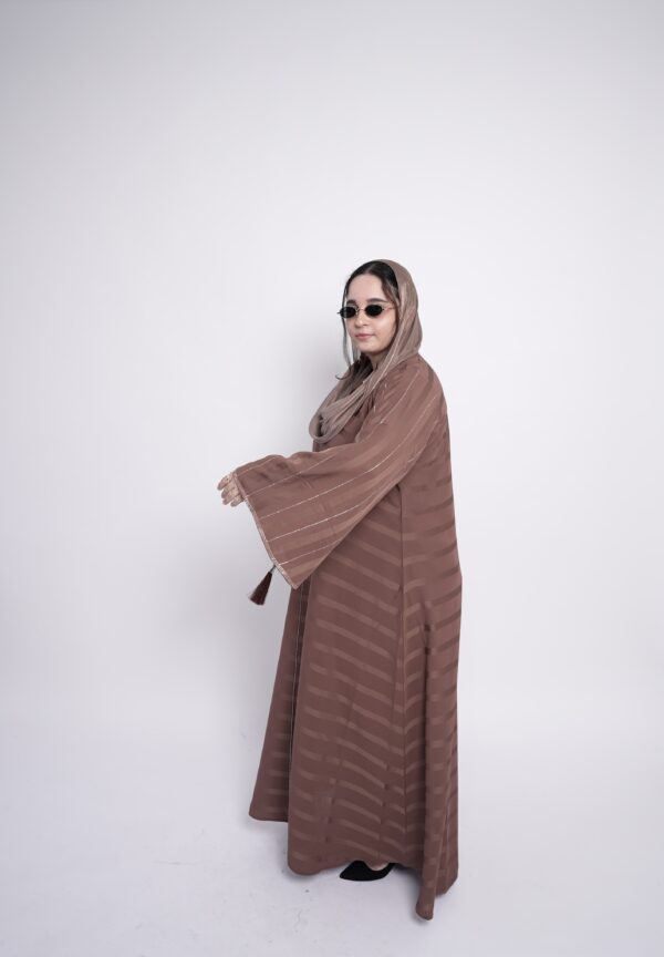 Lina Twilight Striped Abaya