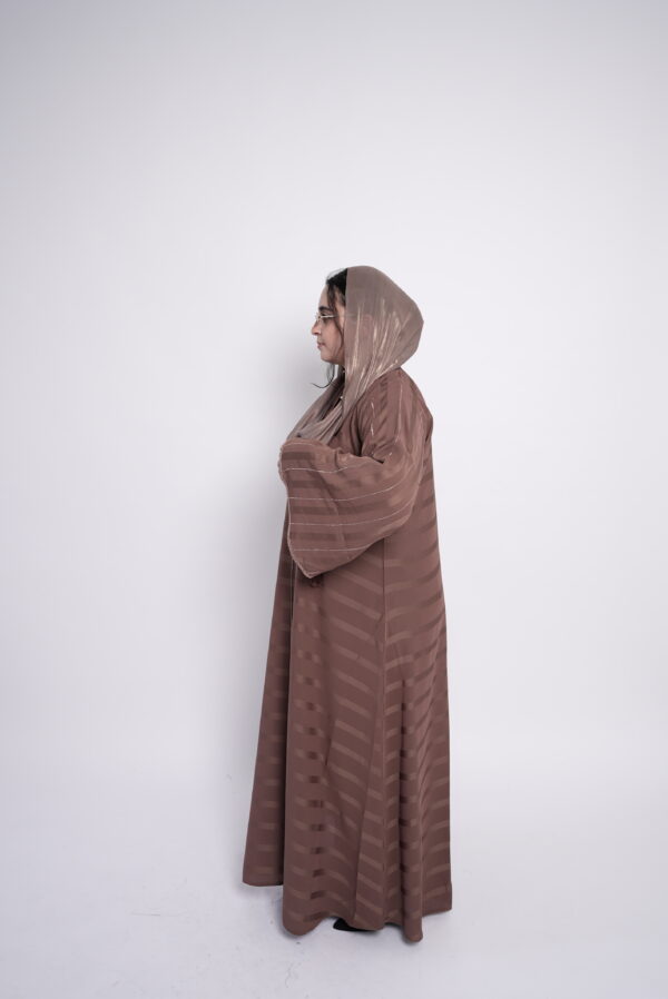 Lina Twilight Striped Abaya - Image 3