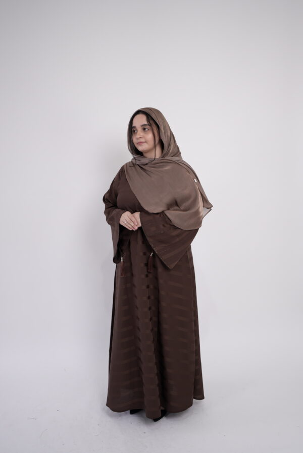 Lina Twilight Striped Abaya